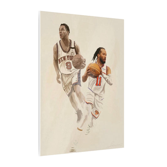 Jalen Brunson's father is Rick Brunson Basketball Knicks Canvas