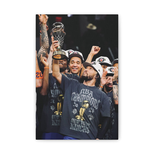 Jalen Brunson the New York Knicks 2026 NBA Finals MVP Champions Canvas Print