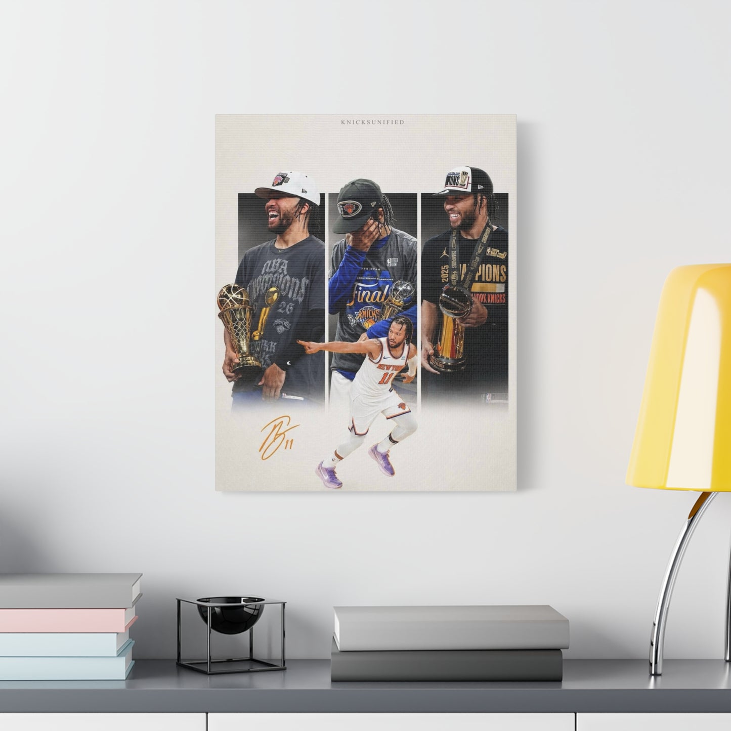 Jalen Brunson MVP the New York Knicks Canvas Basketball Champion Canva,